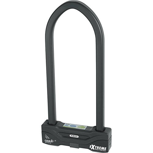 ABUS U-lock Granit Extreme 59 - motorbike and amp; bicycle lock with XPlus cylinder - highest ABUS security level 20 - shackle height 260 mm