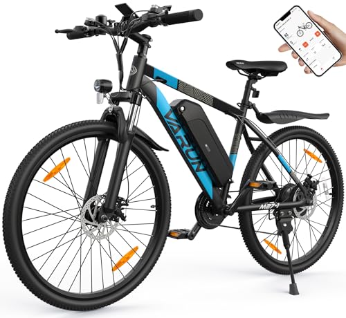 VARUN Electric Bikes for Adults, 27.5' Electric Mountain Bike with 48V/13Ah（624Wh Battery, 55NM Motor, LCD Display, 5 Riding Mode, Electric Bike 21 Speed Gear, Mileage up to 100KM
