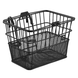 apollo steel bike basket