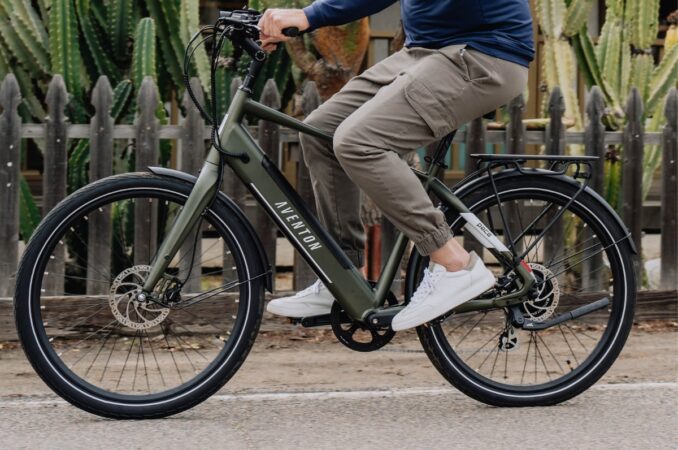 aventon pace 500 e-bike outdoor