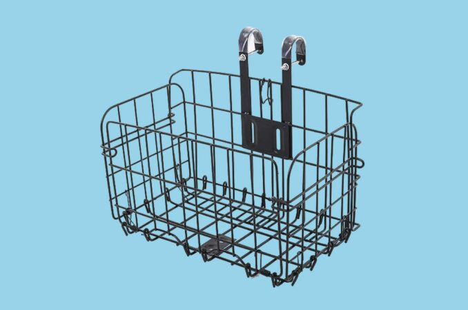 chanwei folding bike basket blue