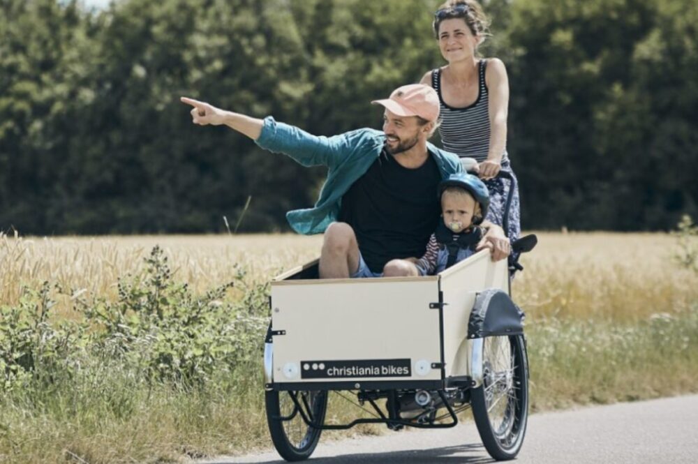 christiana classic cargo bike outdoor