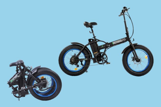 ecotric cheetah folding e-bike