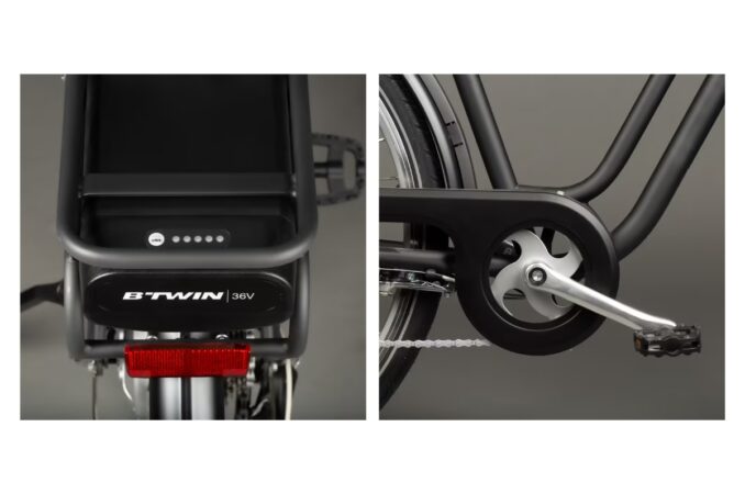 Elops 120E Electric city bike chain