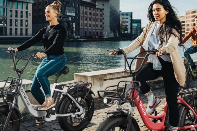 engwe l20 750W e-bike use