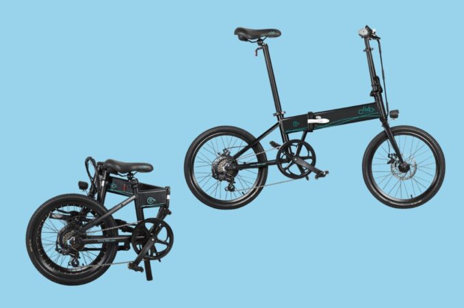 fiido d4s folding e-bike blue