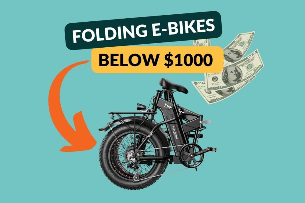 folding e-bikes under 1000