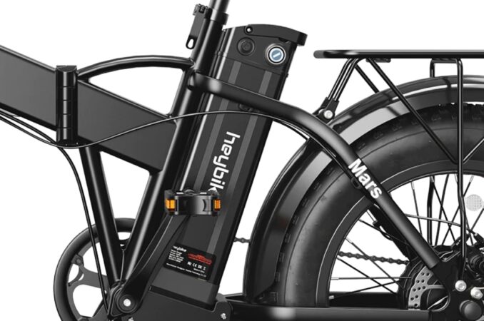heybike mars folding e-bike battery