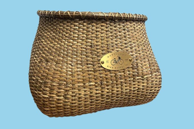 nantucket bicycle lightship basket blue