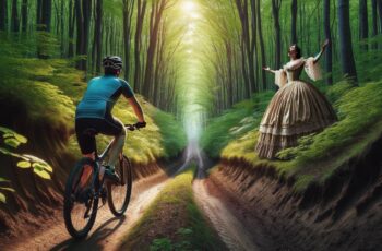 a cyclist and an opera singer
