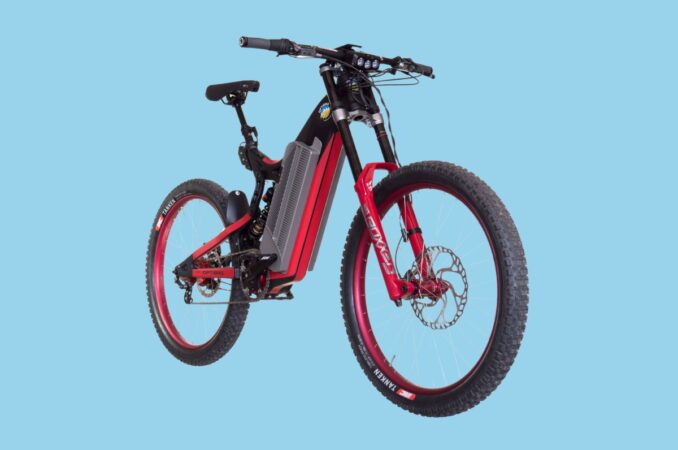 optibike r22 everest blue background