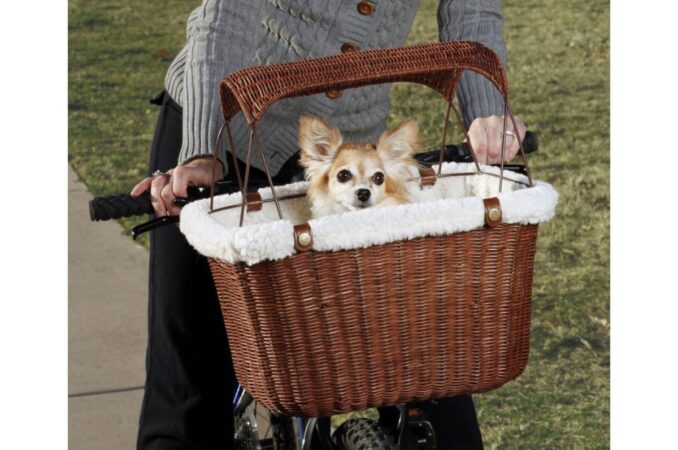 petsafe happy ride basket in use