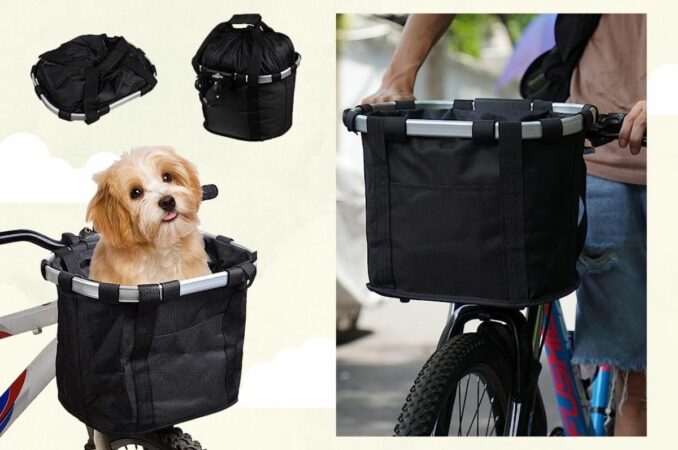 ZIMFANQI Bike Basket Quick Release